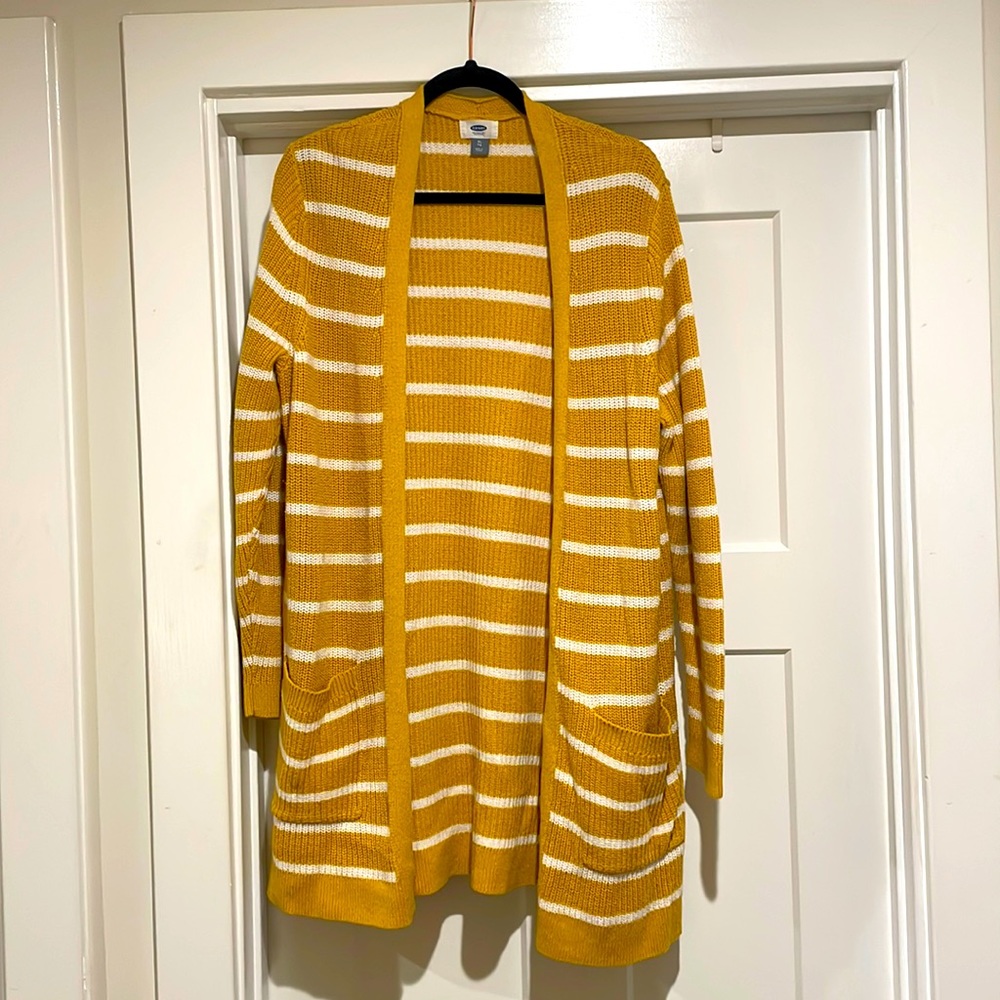 Old navy yellow long sweater